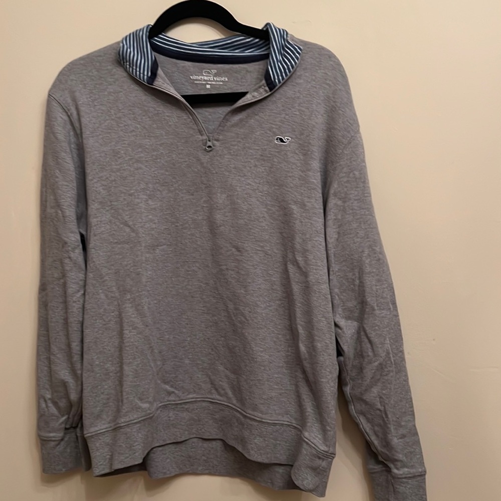 Mens vineyard vines 3/4 zip sweatshirt